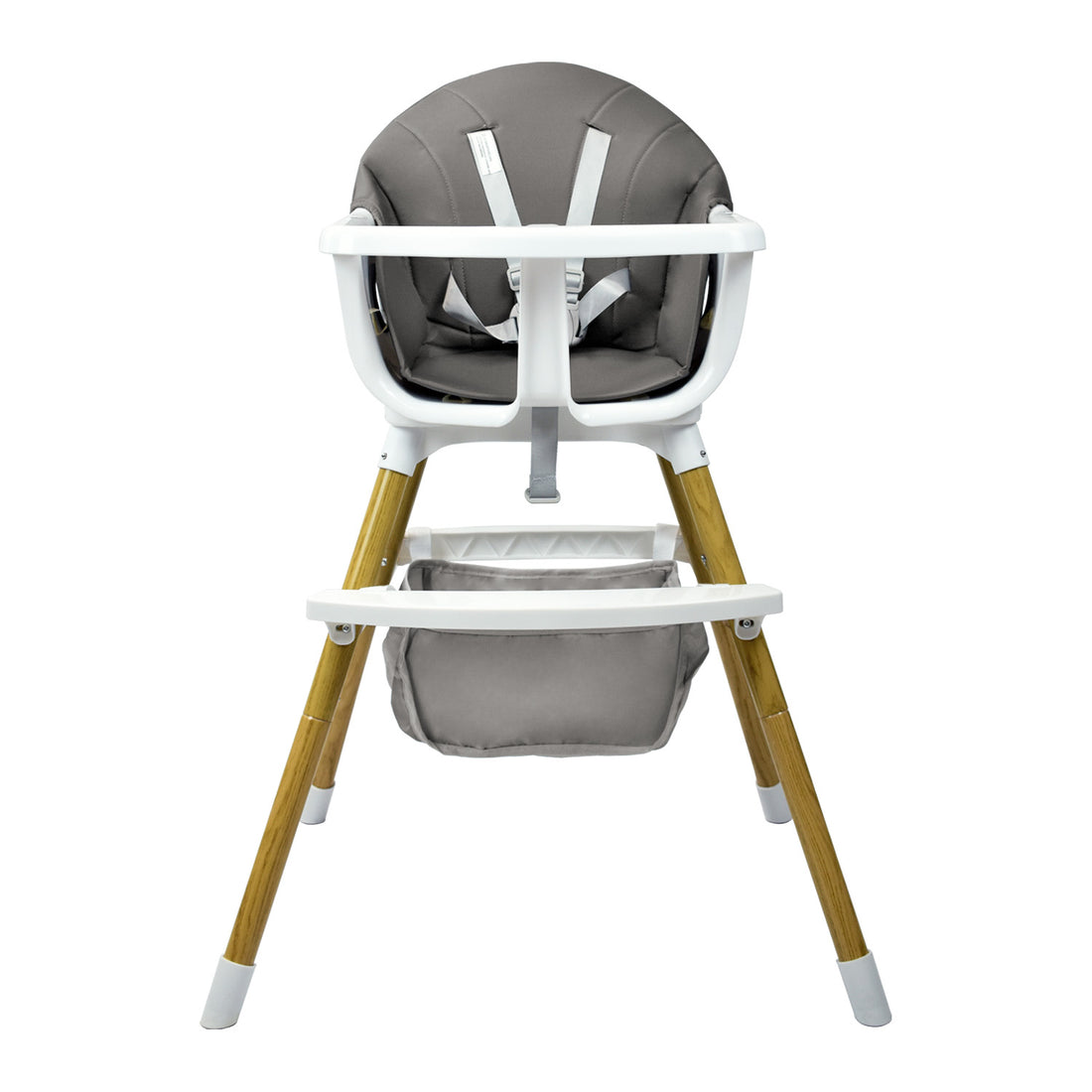 Silla Comedor Bebé 2en1 Happy Baby Rock Gris