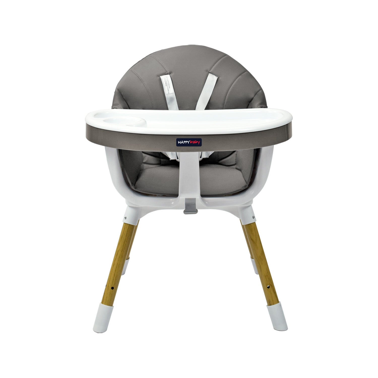 Silla Comedor Bebé 2en1 Happy Baby Rock Gris