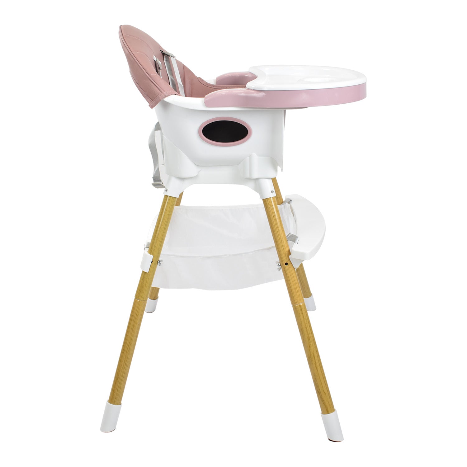 Silla Comedor Bebé 2en1 Happy Baby Rock Rosa