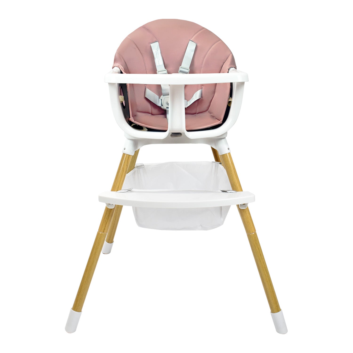 Silla Comedor Bebé 2en1 Happy Baby Rock Rosa