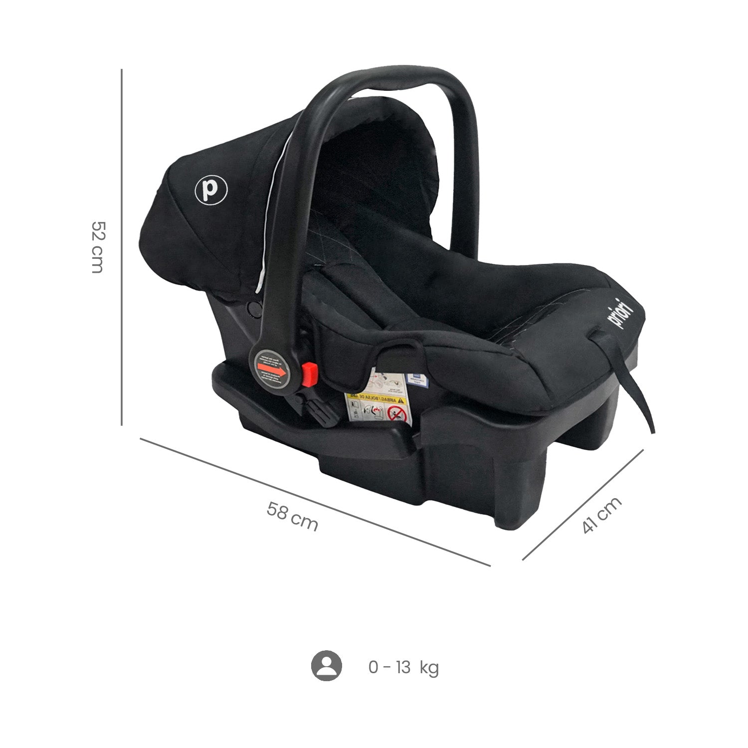 Coche Bebe Ts Priori Salo Negro