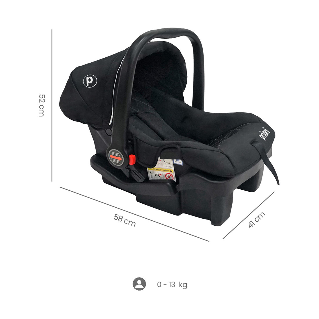 Coche Bebe Ts Priori Salo Negro
