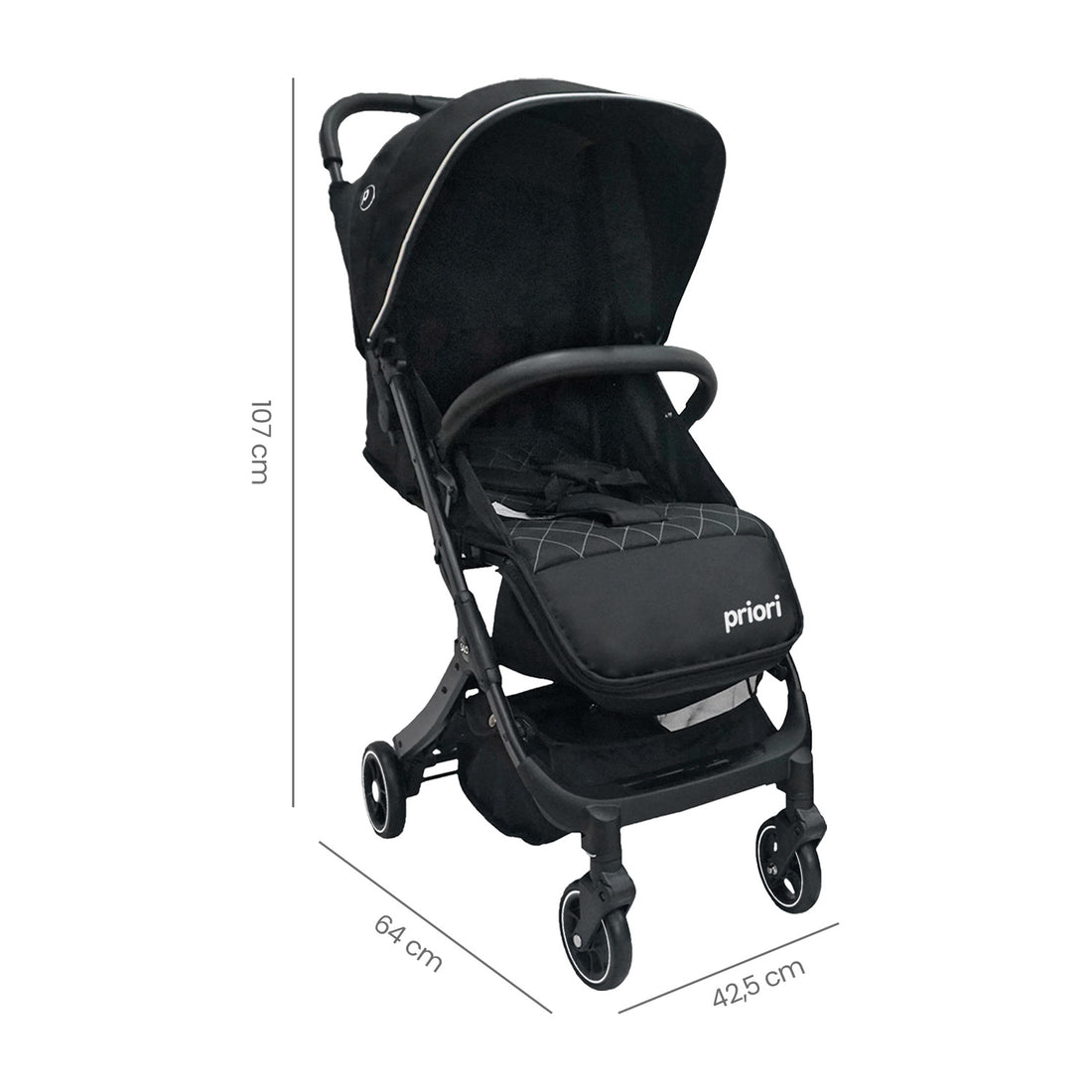 Coche Bebe Ts Priori Salo Negro