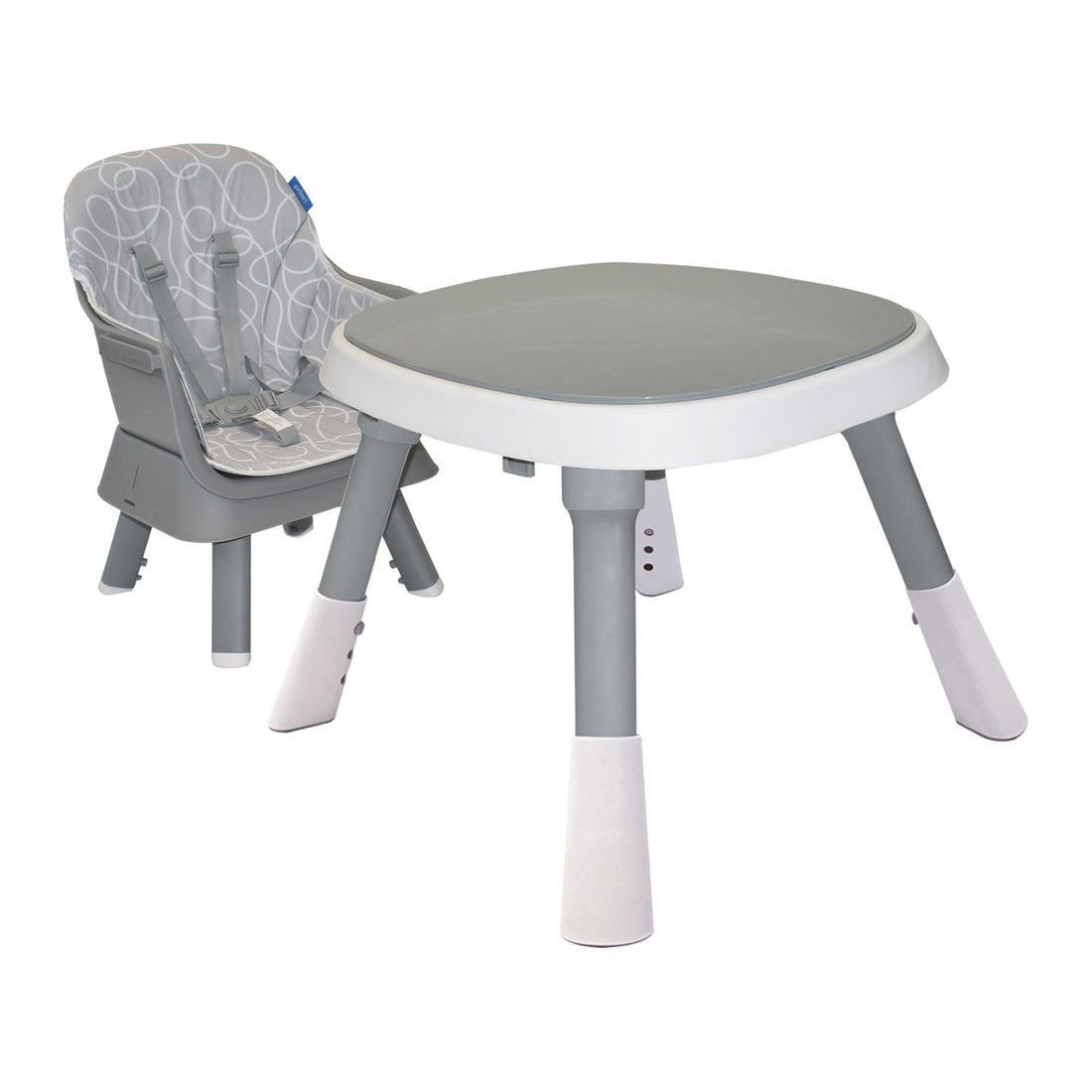Silla Comedor Bebé 7en1 Priori Seven Gris