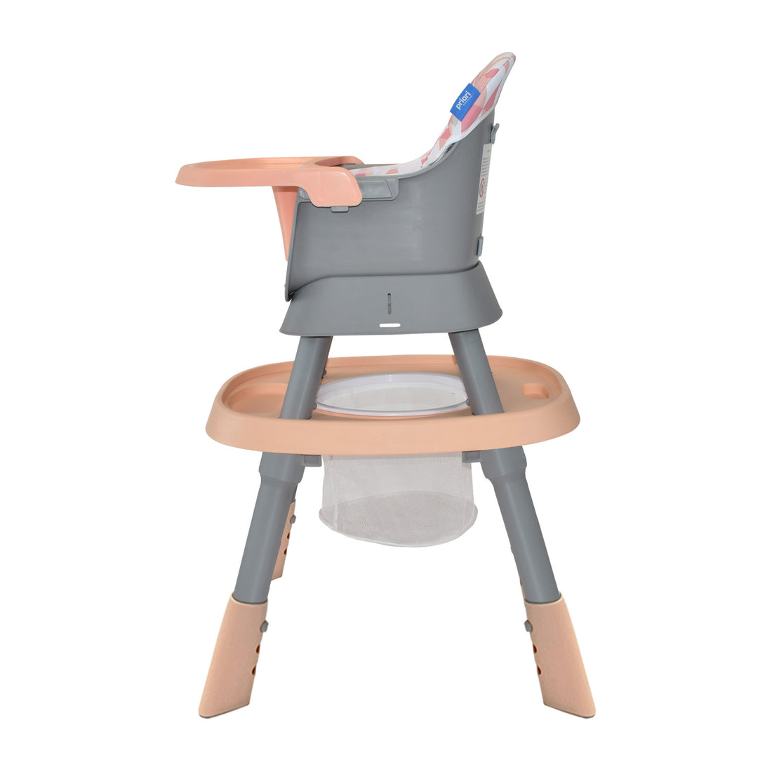 Silla Comedor Bebé 7en1 Priori Seven Rosa