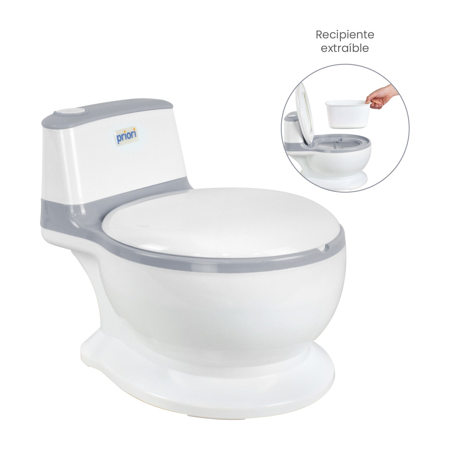 Bañito Entrenador Bebe Soul Gris Priori