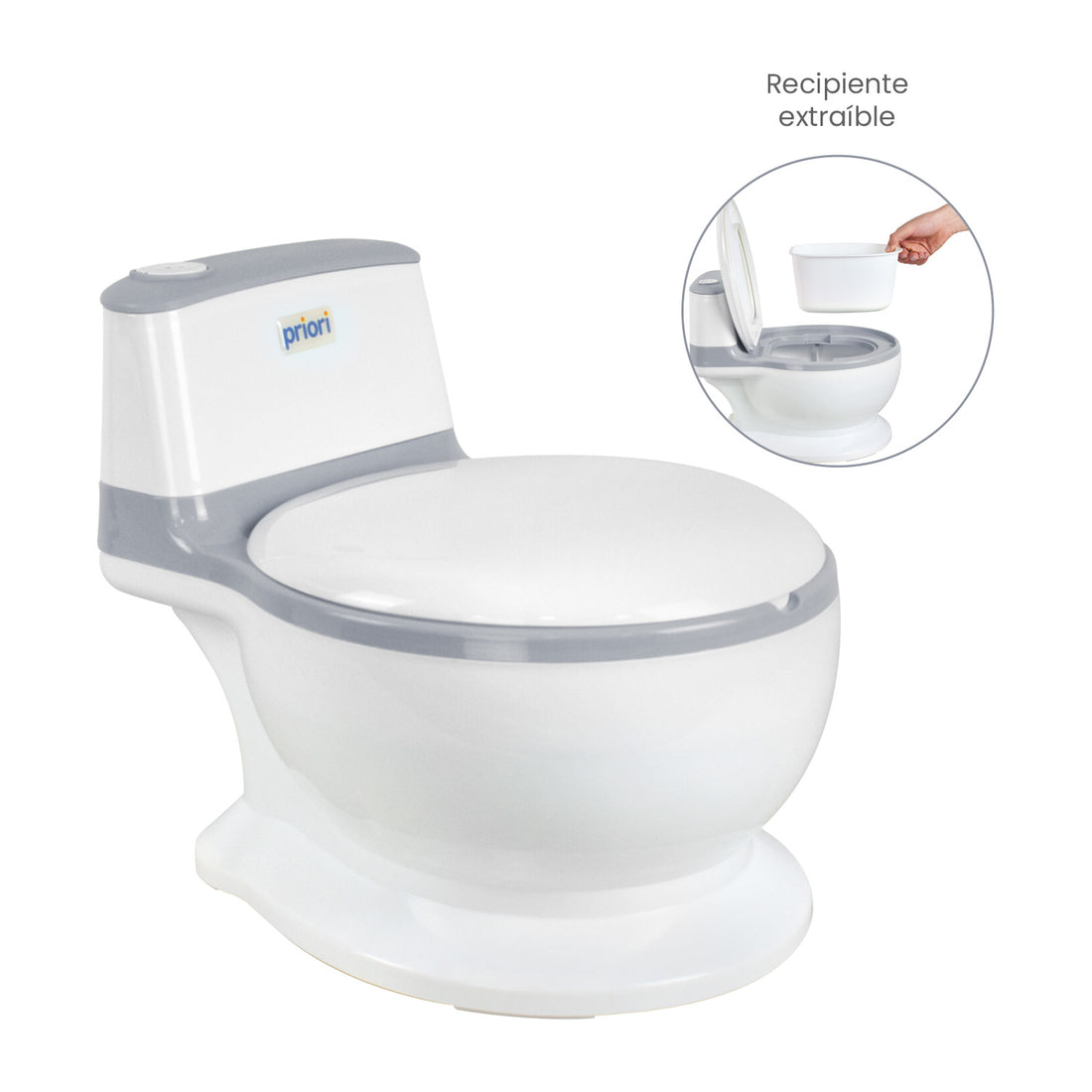 Bañito Entrenador Bebe Soul Gris Priori