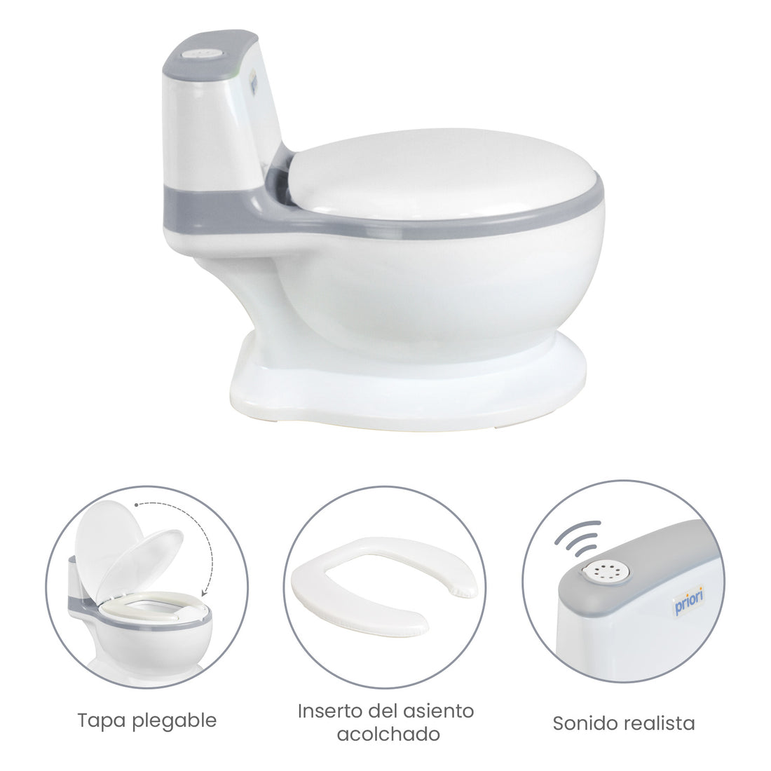 Bañito Entrenador Bebe Soul Gris Priori