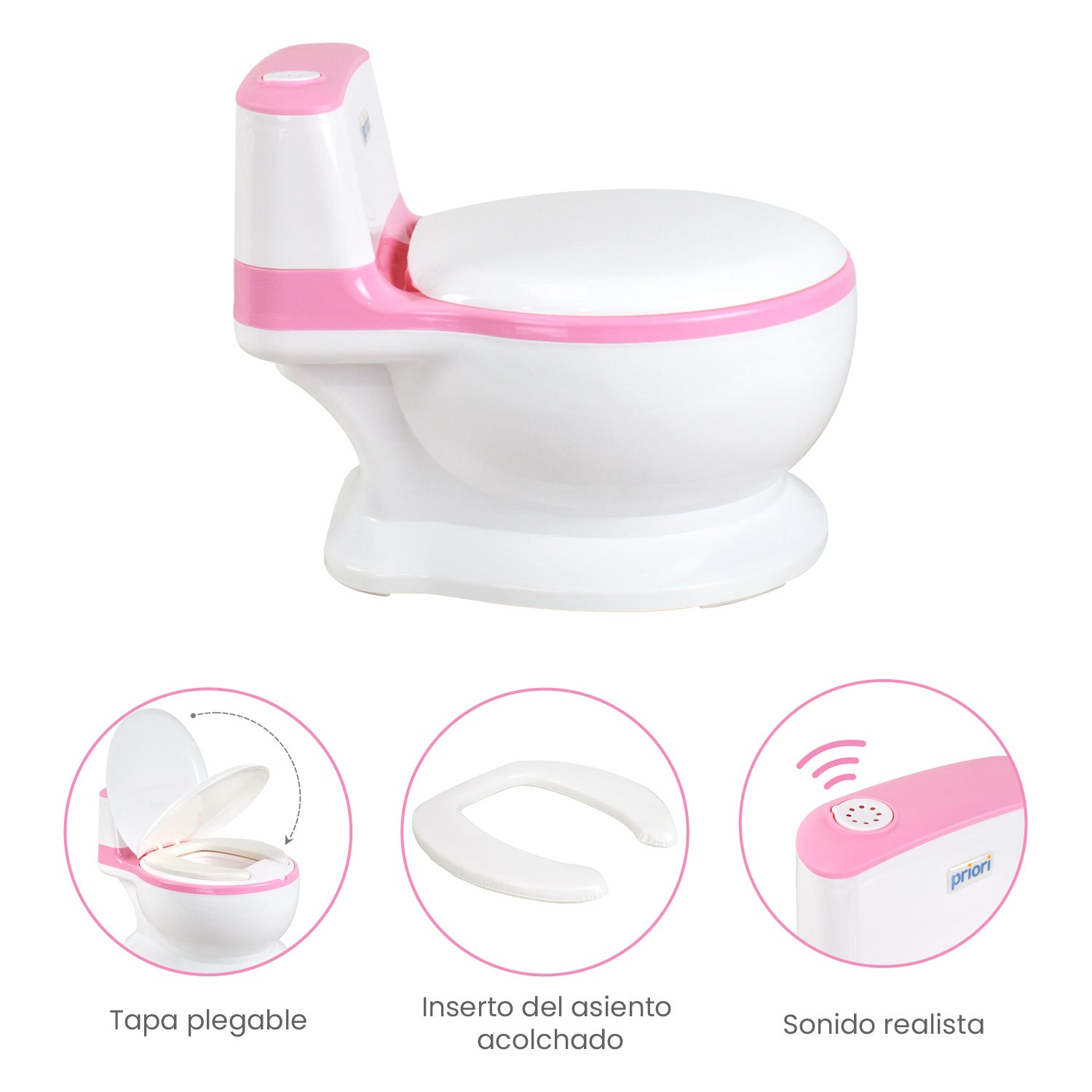 Bañito Entrenador Bebe Soul Rosa Priori