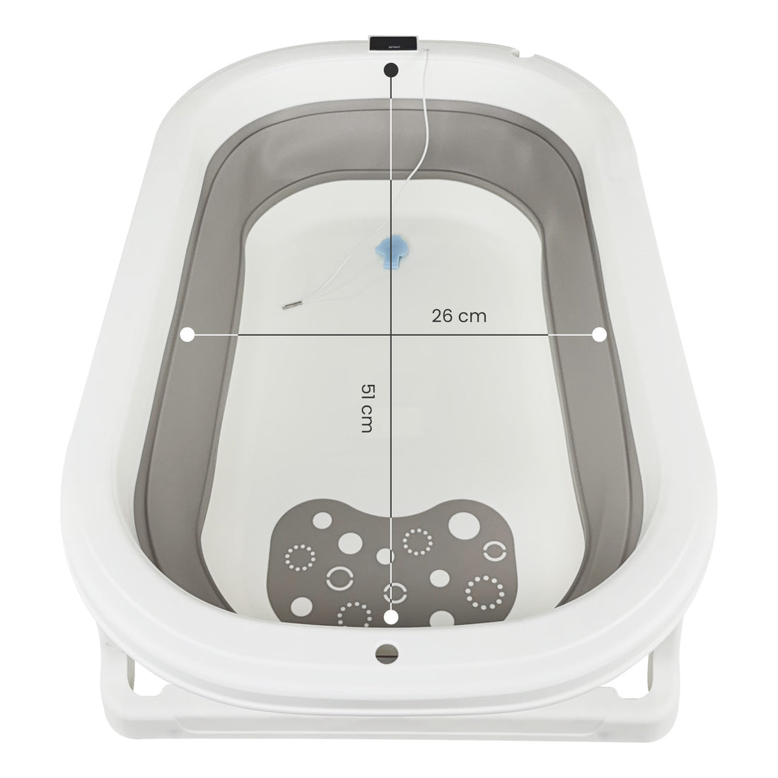 Bañera Bebe Plegable Splash Priori Gris