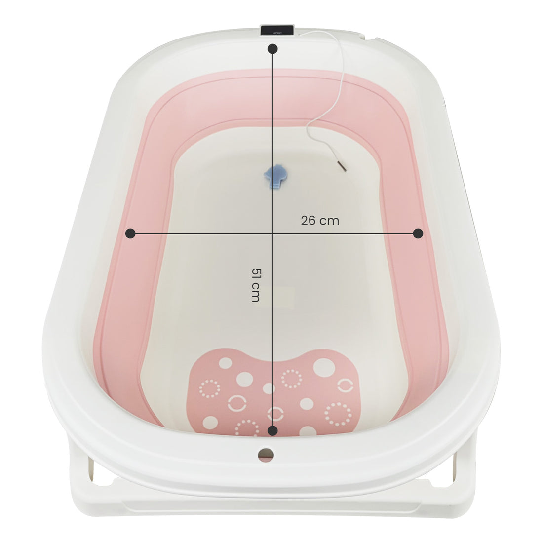 Bañera Bebe Plegable Splash Priori Rosa