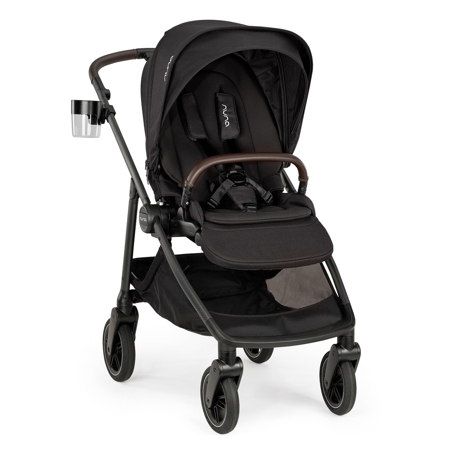 Coche de bebé compacto Nuna Swiv Caviar
