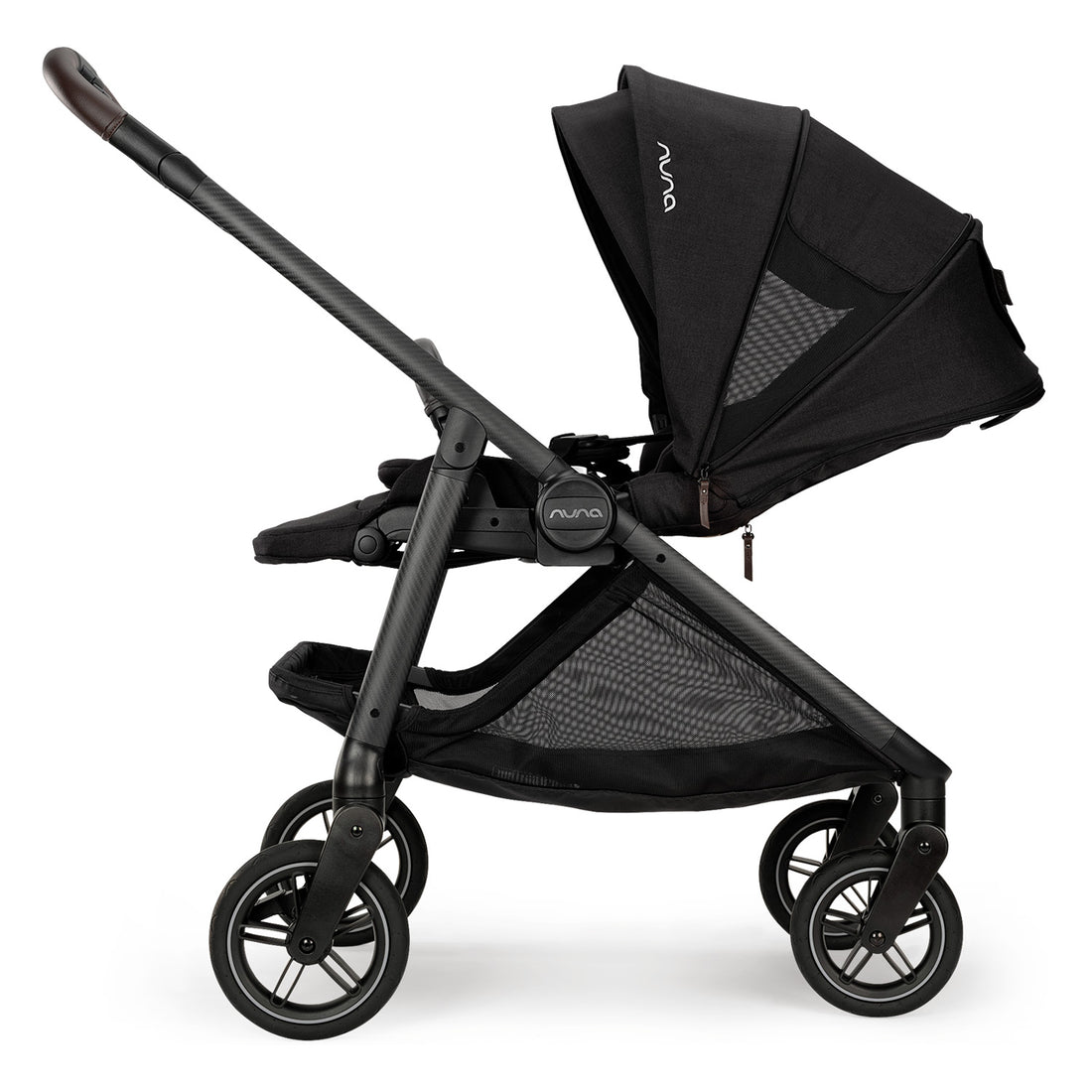 Coche de bebé compacto Nuna Swiv Caviar