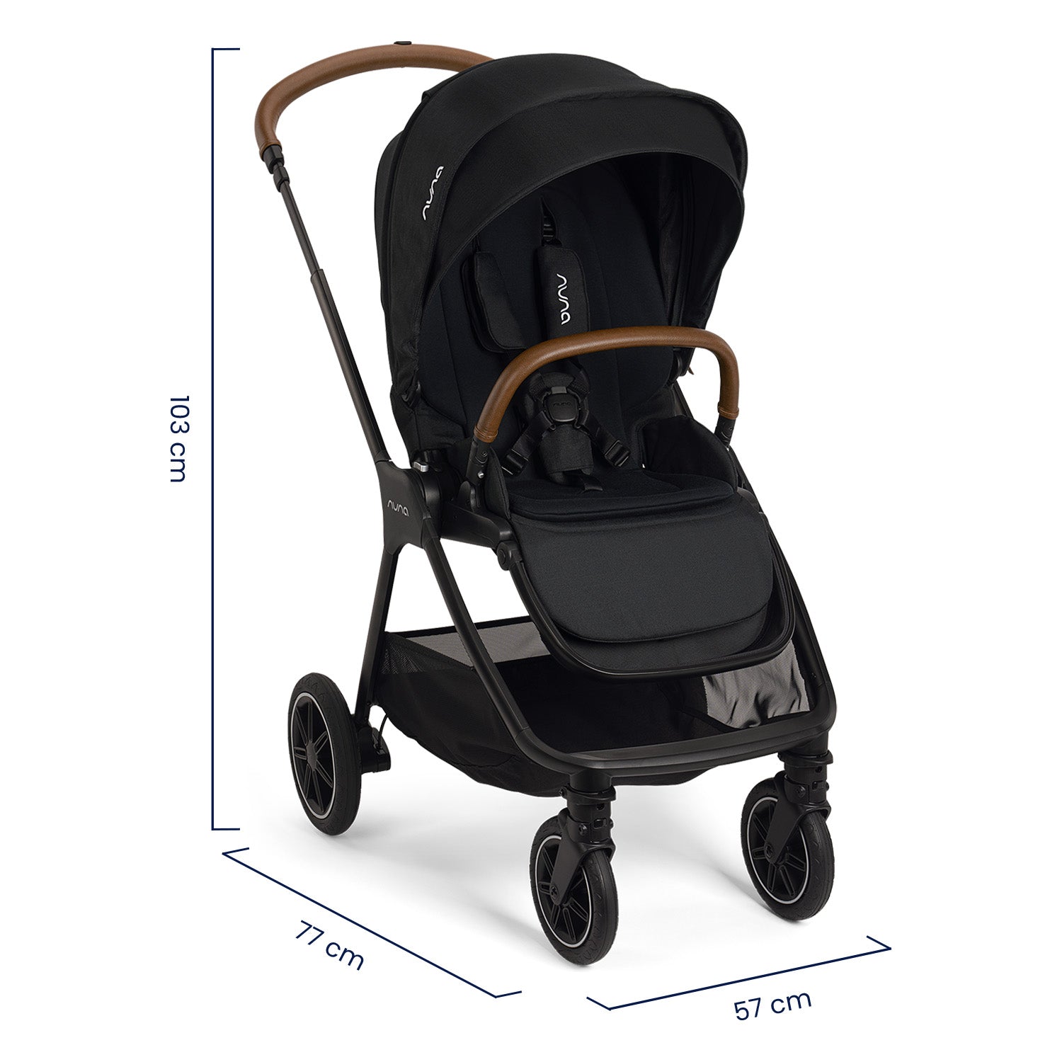 Coche  Bebe Nuna Triv Next  Caviar
