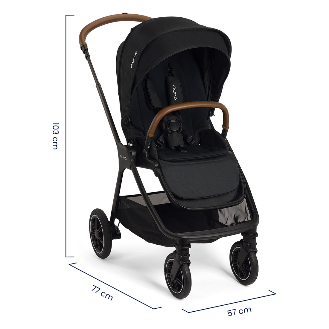 Coche  Bebe Nuna Triv Next  Caviar