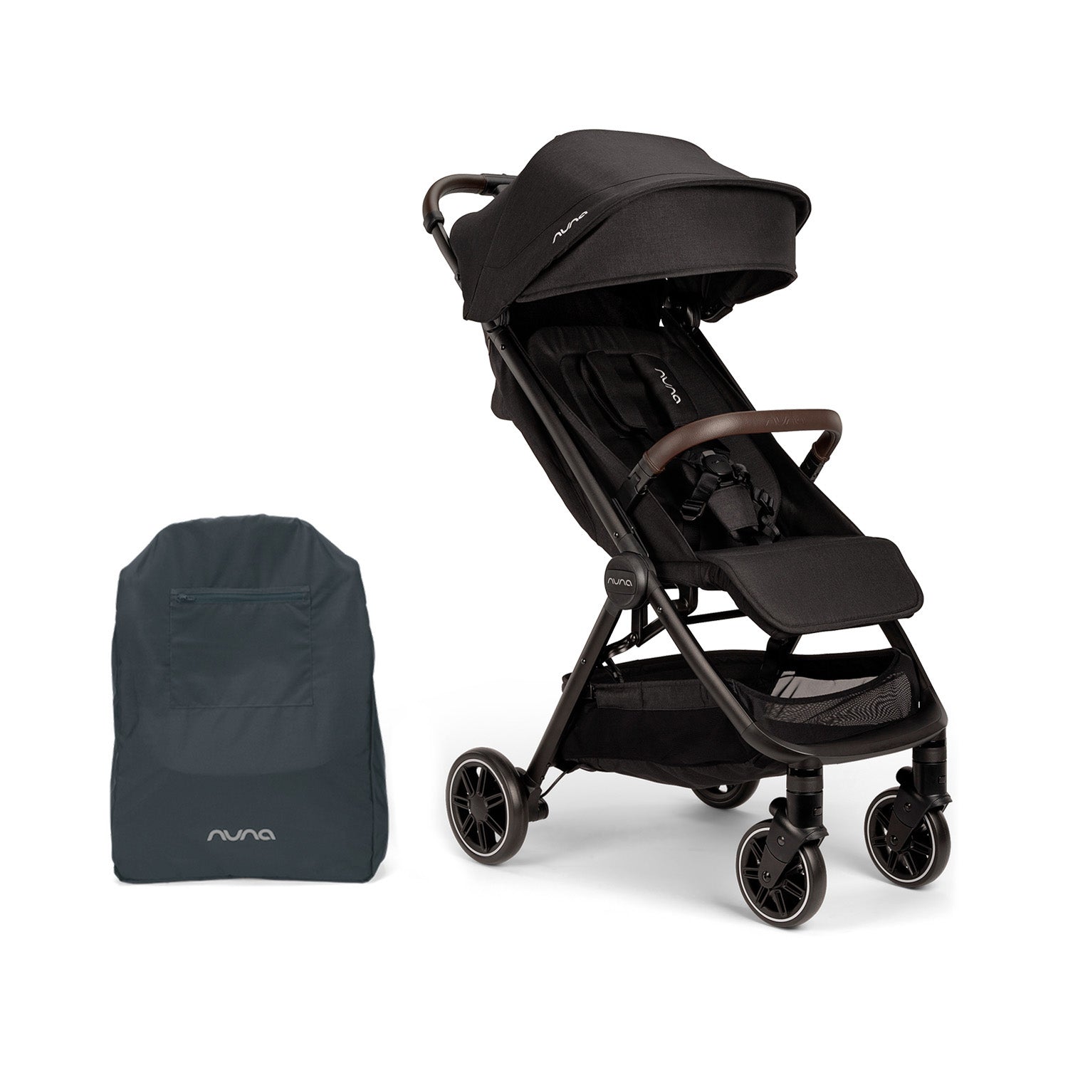 Coche Bebe Nuna Ultracompacto Para Avión TRLV Caviar