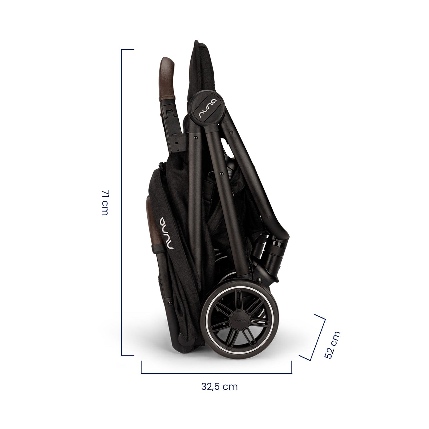 Coche Bebe Nuna Ultracompacto Para Avión TRLV Caviar
