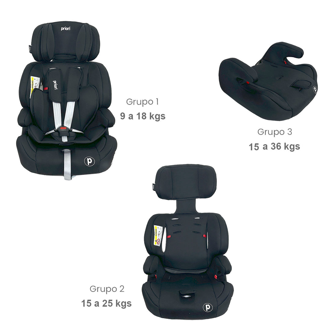 Silla Carro Bebe Priori Unix Negro