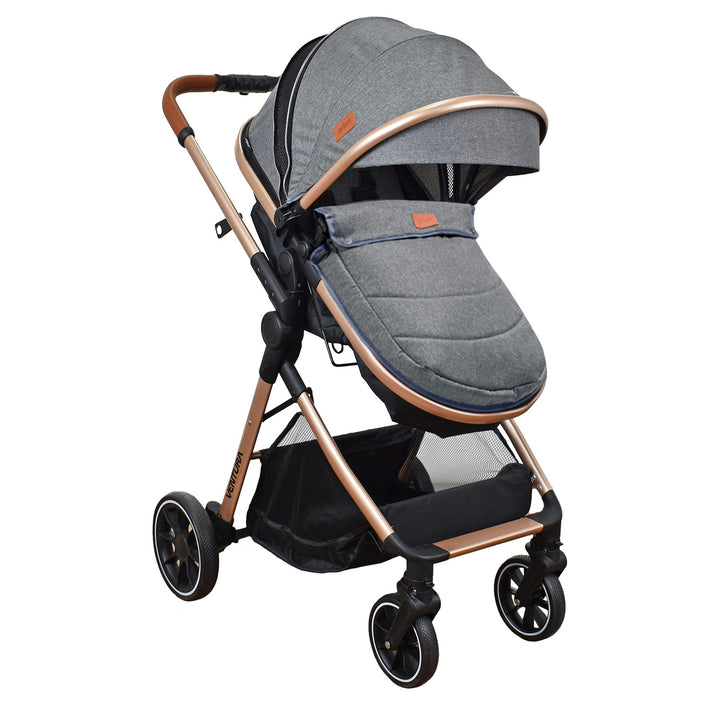 Coche Bebe Moises Ventura Priori Gris Oscuro