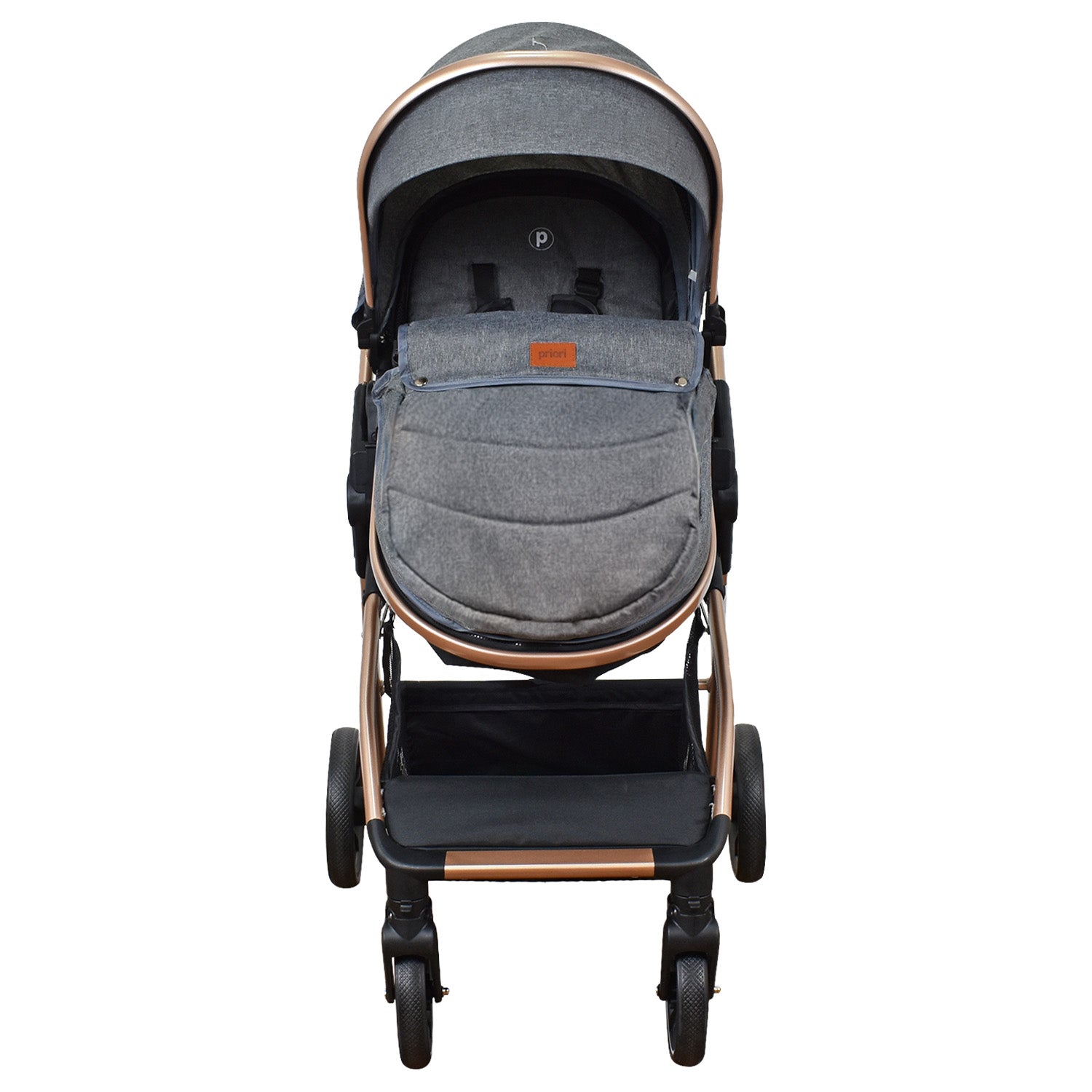 Coche Bebe Moises Ventura Priori Gris Oscuro