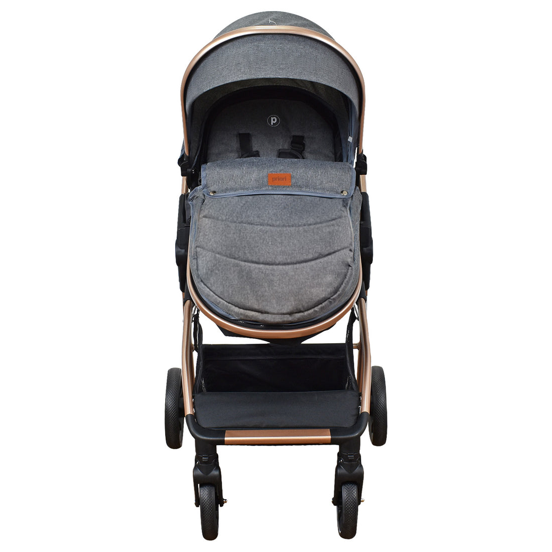 Coche Bebe Moises Ventura Priori Gris Oscuro