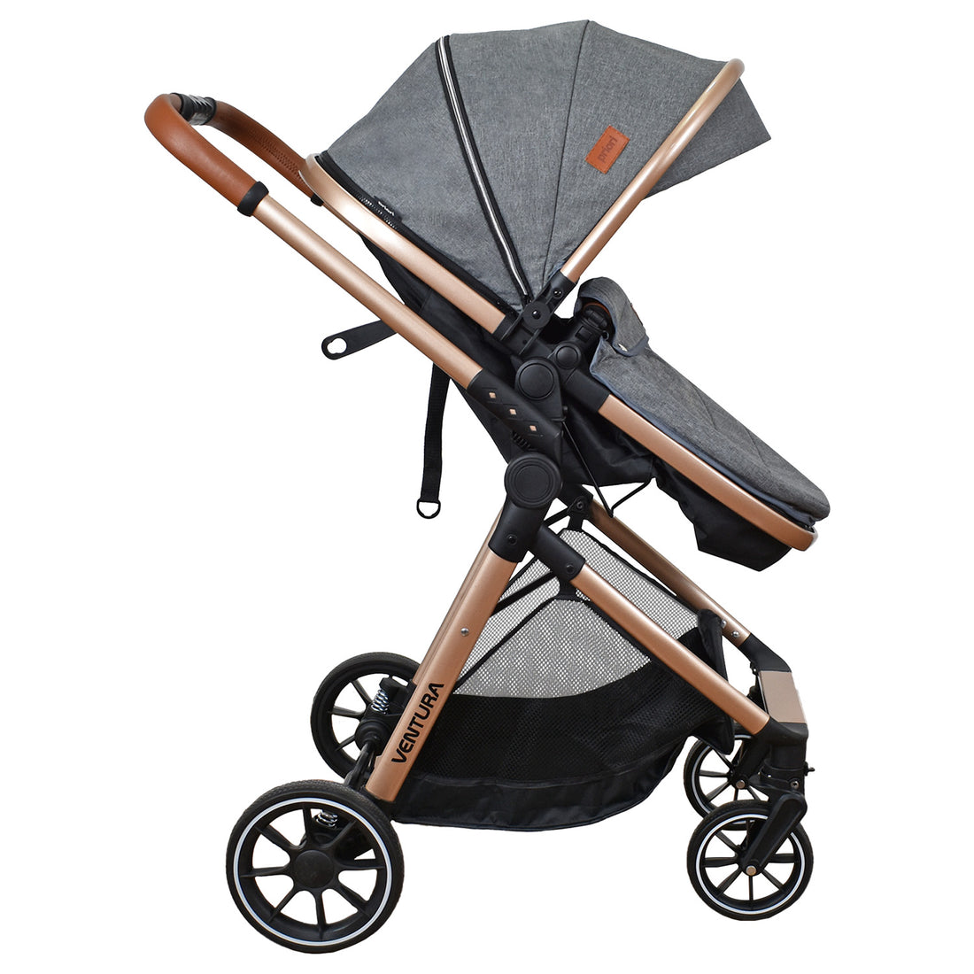 Coche Bebe Moises Ventura Priori Gris Oscuro