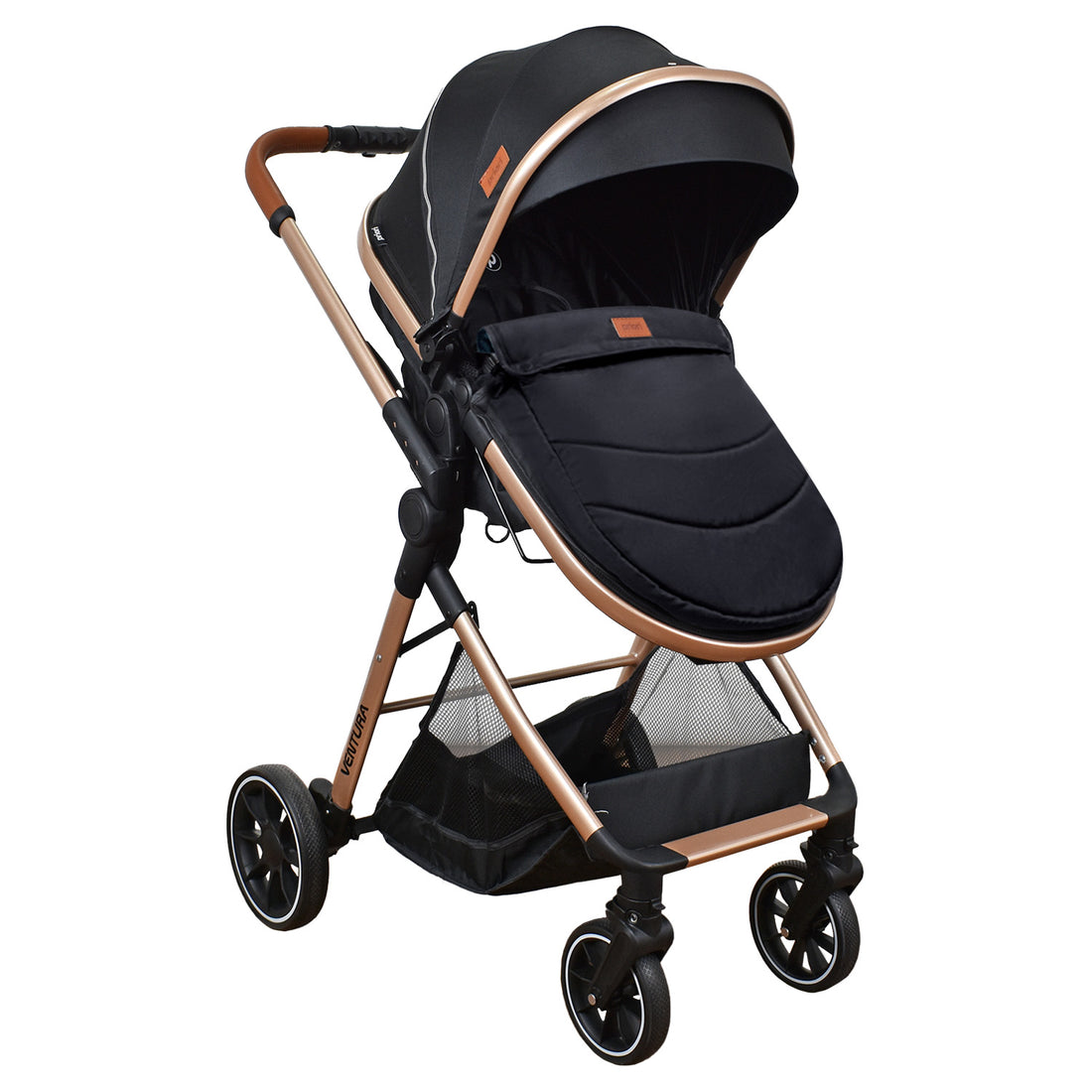 Coche Bebe Moises Ventura Priori Negro