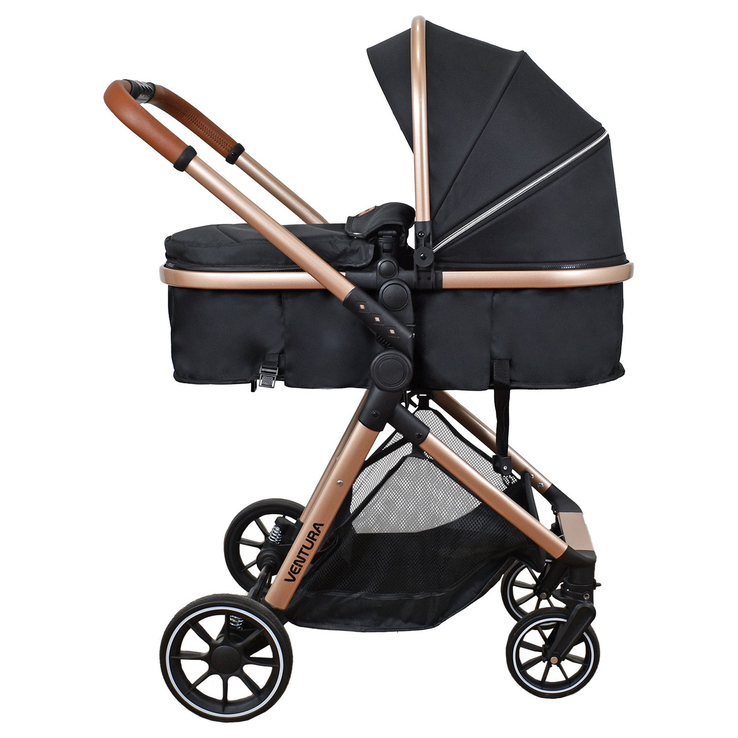Coche Bebe Moises Ventura Priori Negro