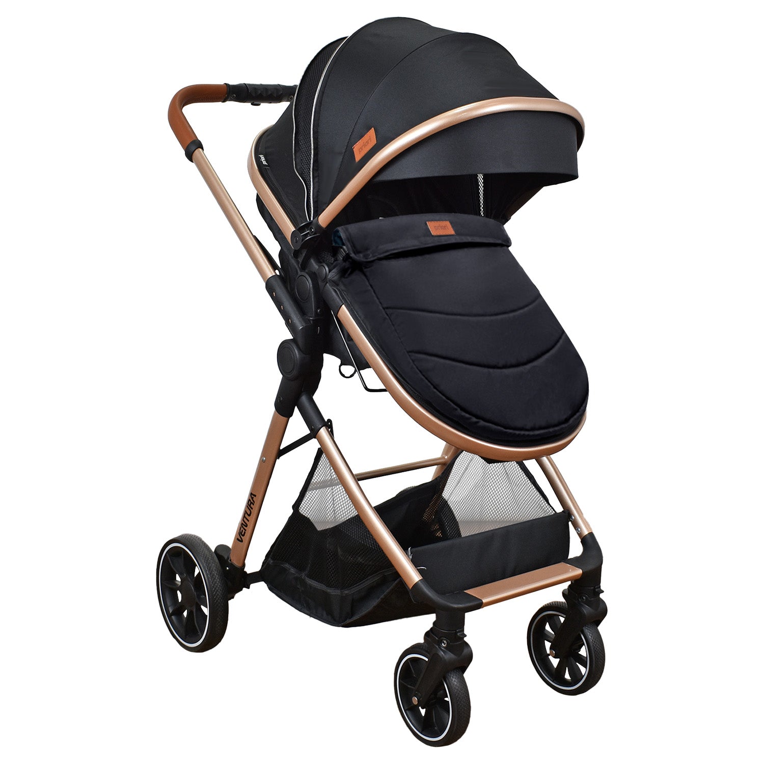 Coche Bebe Moises Ventura Priori Negro