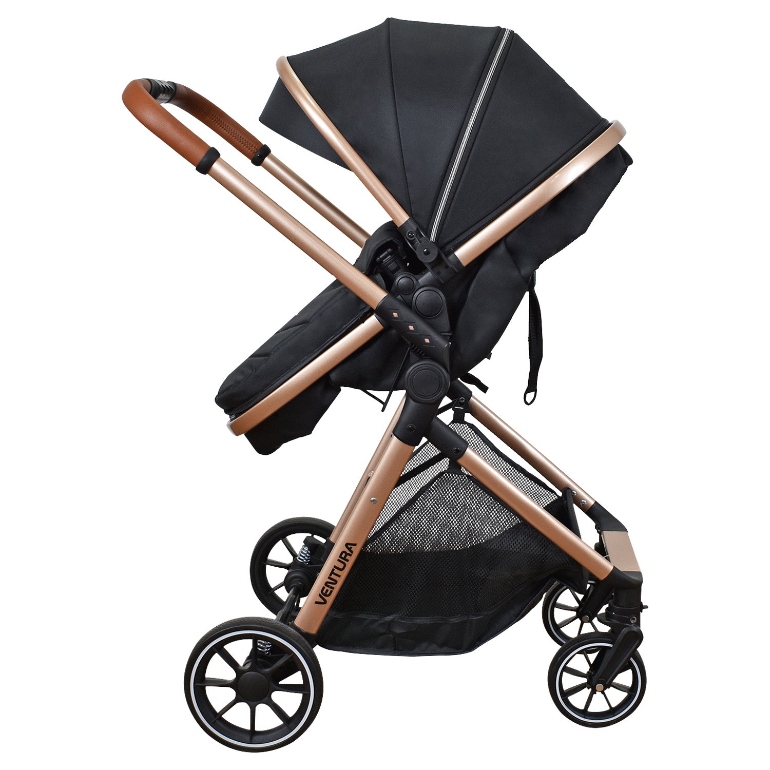 Coche Bebe Moises Ventura Priori Negro