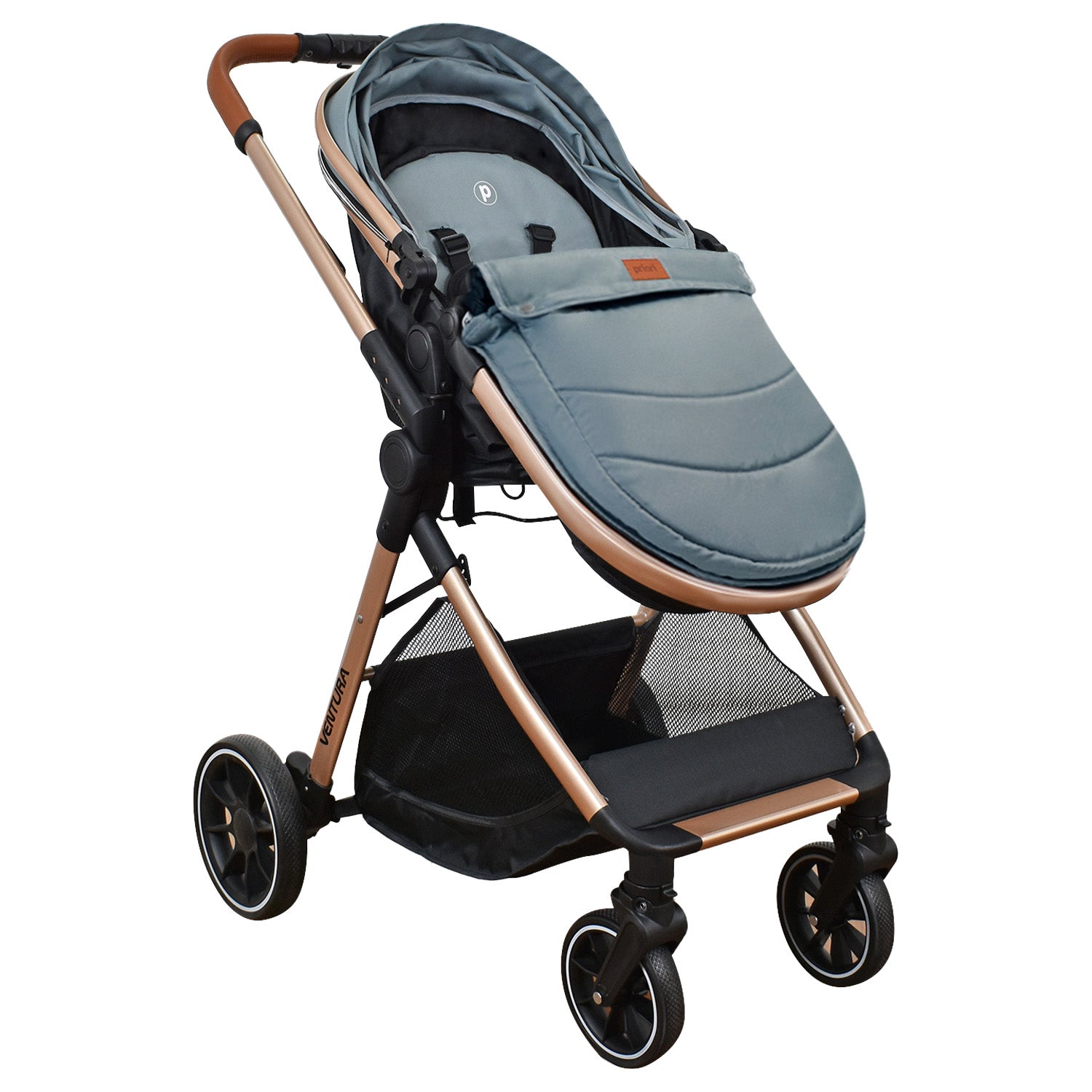 Coche Bebe Travel system Ventura Priori Gris Claro
