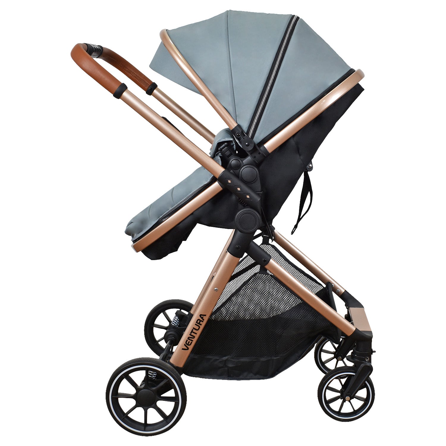 Coche Bebe Travel system Ventura Priori Gris Claro