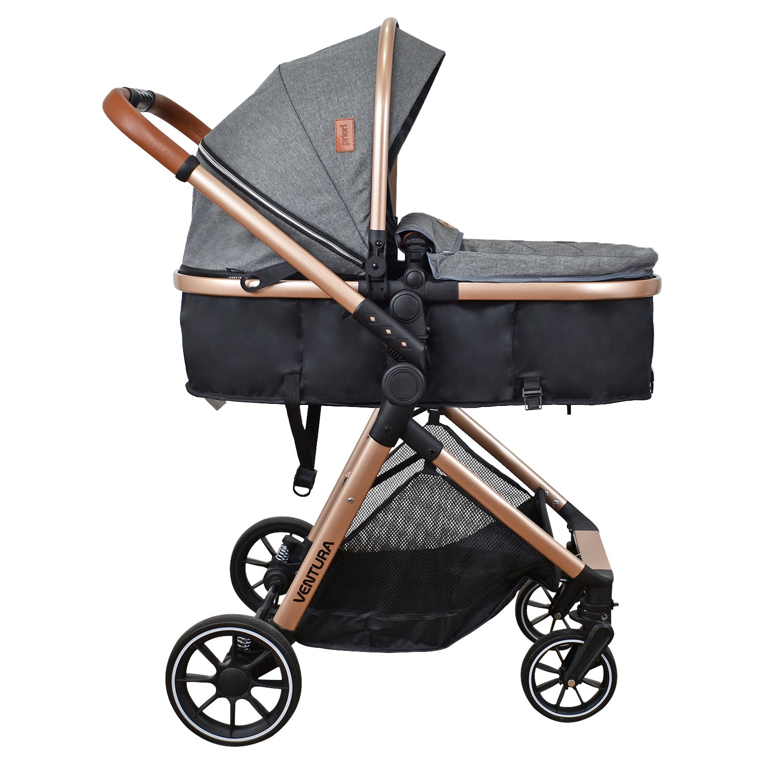 Coche Bebe Travel system Ventura Priori Gris Oscuro