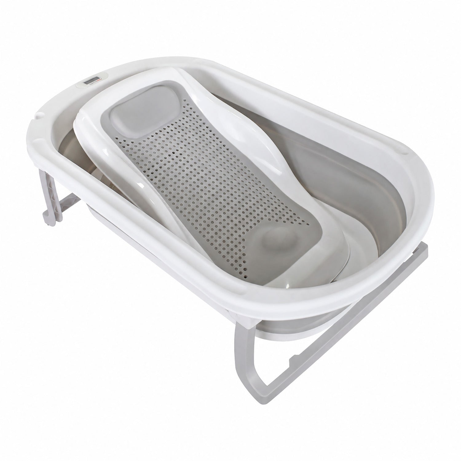 Bañera Bebe Plegable Portatil Wanda Happy Baby Gris