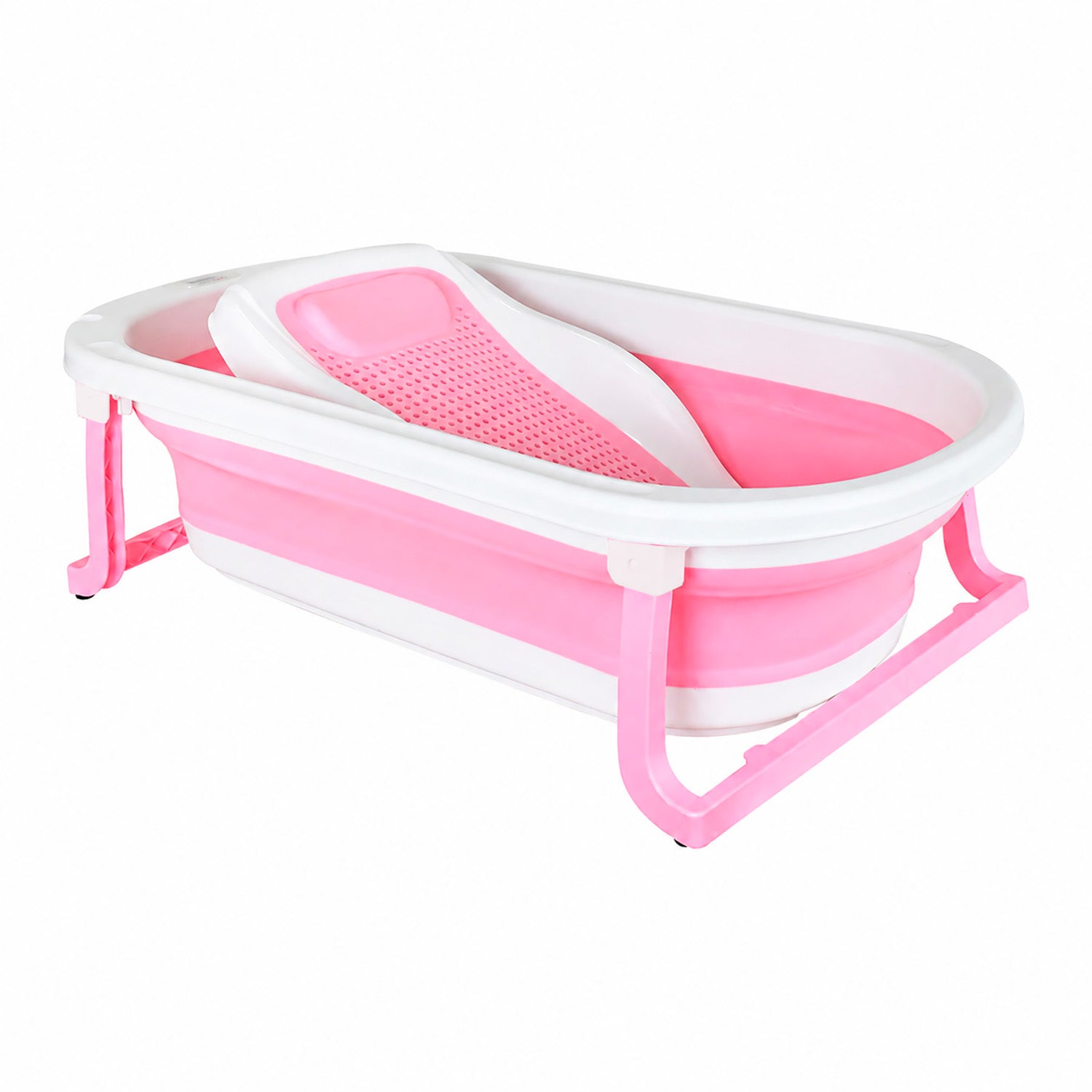 Bañera Bebe Plegable Portatil Wanda Happy Baby Rosa