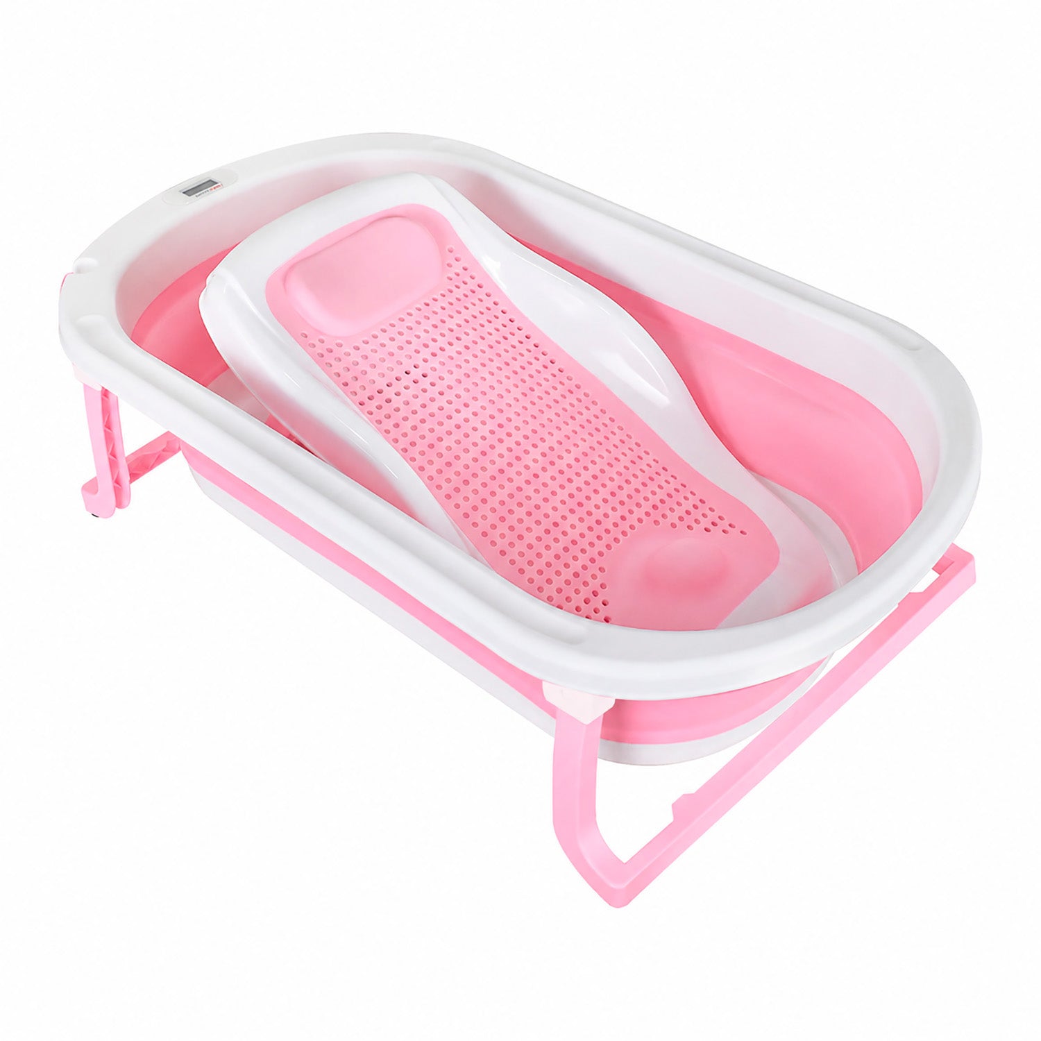 Bañera Bebe Plegable Portatil Wanda Happy Baby Rosa
