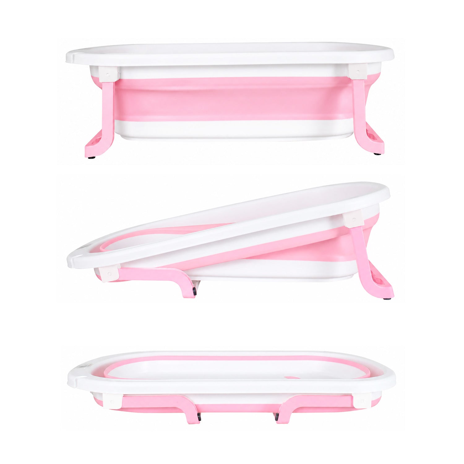 Bañera Bebe Plegable Portatil Wanda Happy Baby Rosa