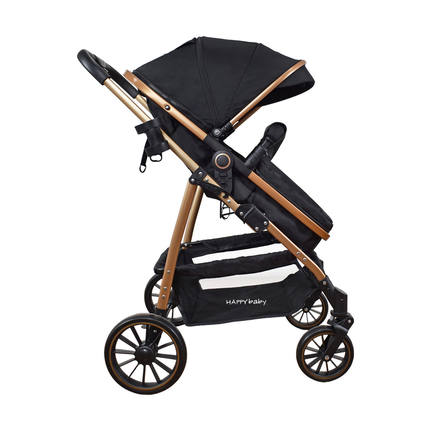 Coche Bebe Welly Happy Baby Negro