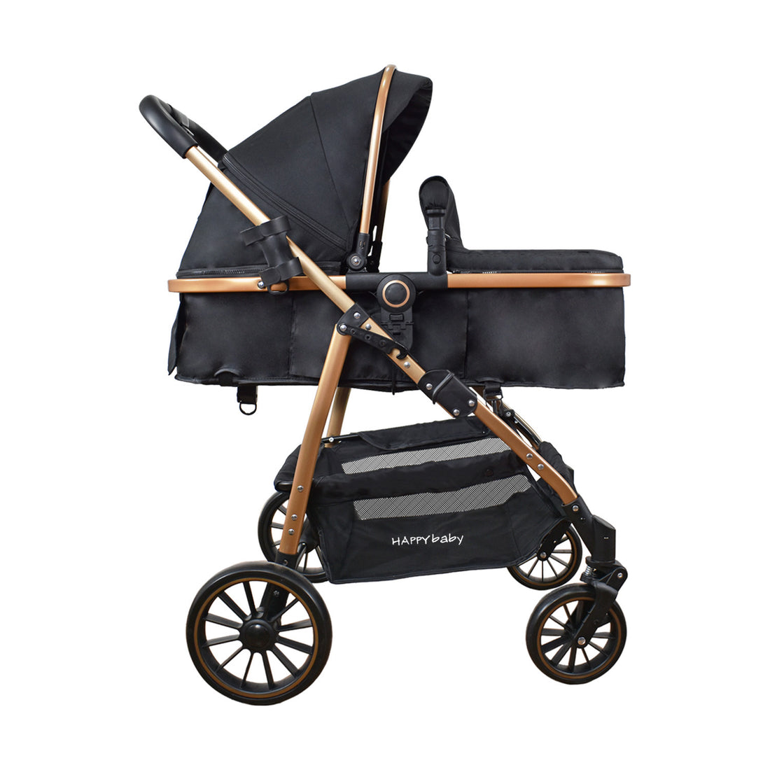 Coche Bebe Welly Happy Baby Negro