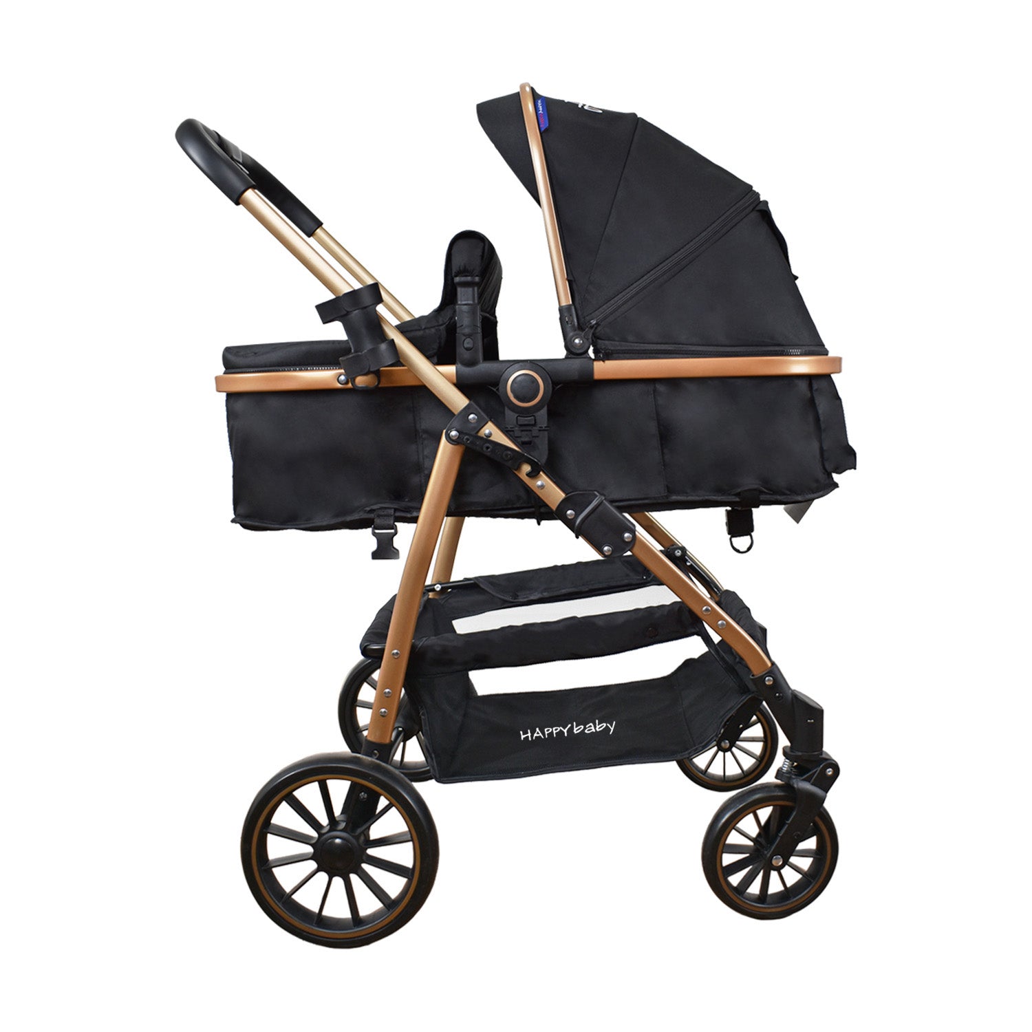 Coche Bebe Welly Happy Baby Negro