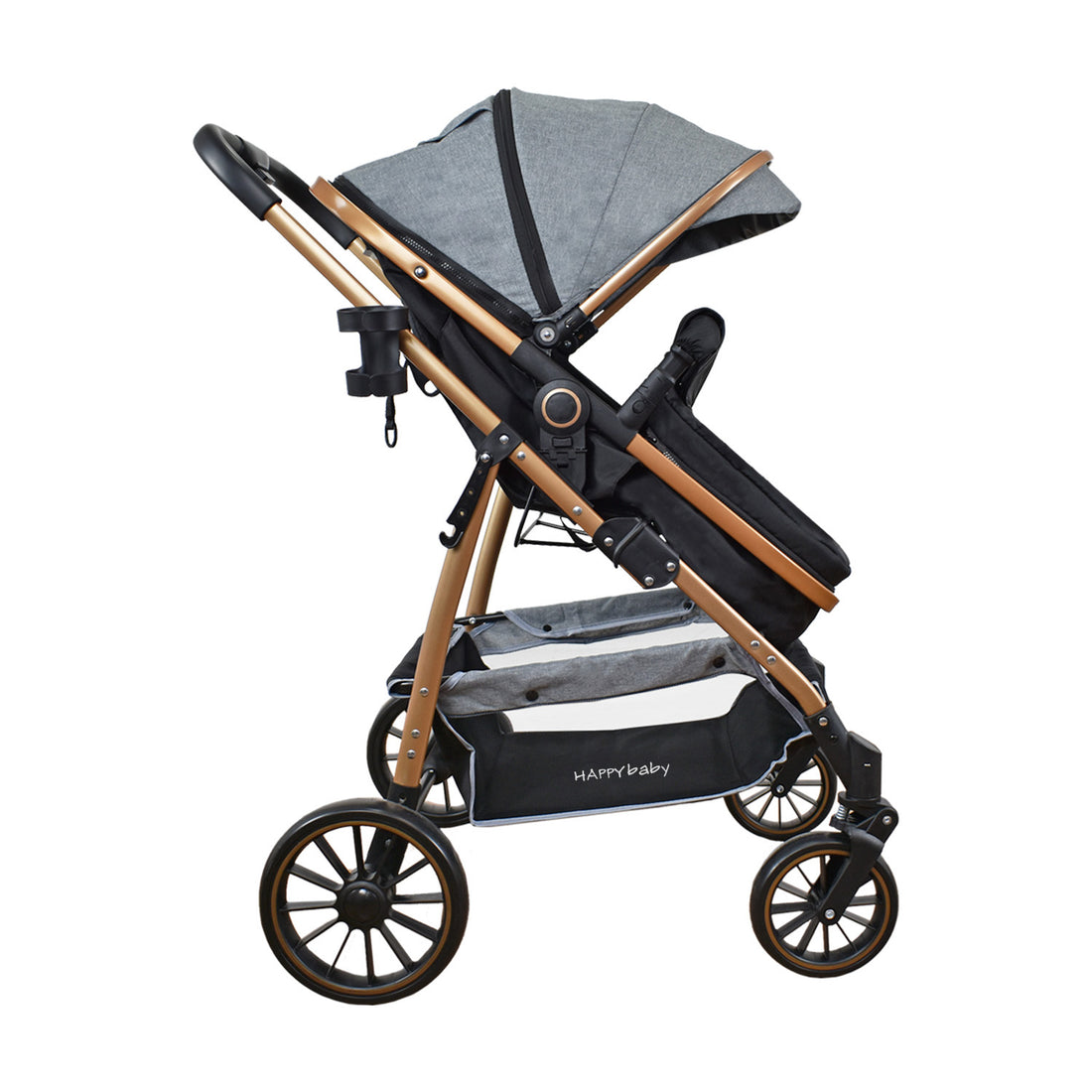Coche Bebe Travel system Welly Happy Baby Gris