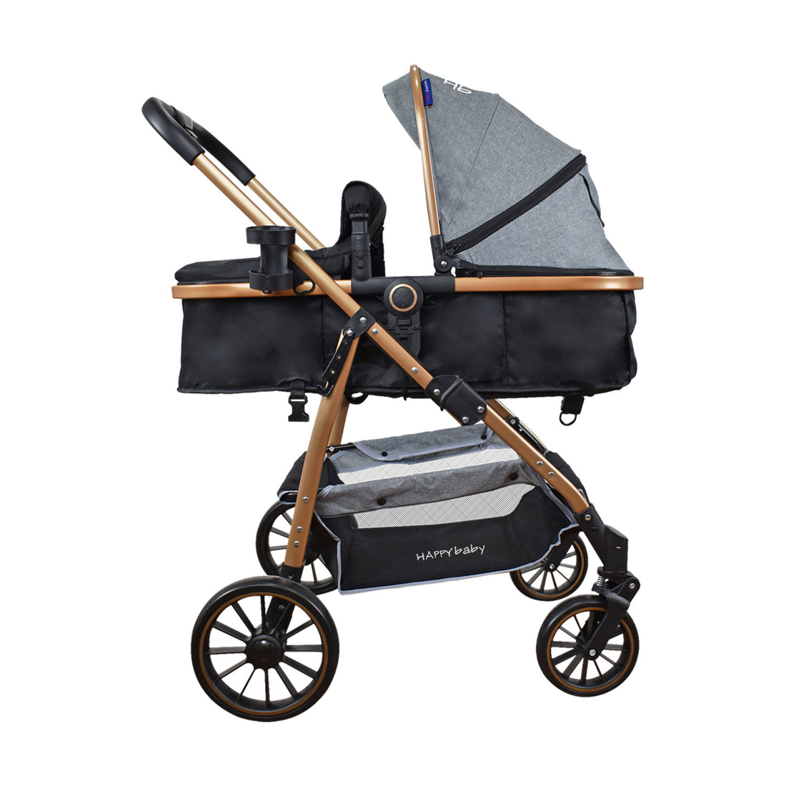 Coche Bebe Travel system Welly Happy Baby Gris