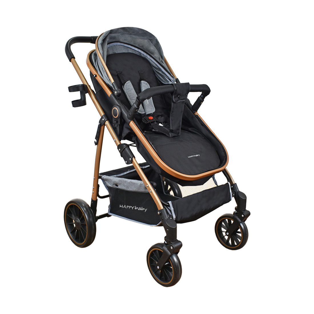 Coche Bebe Travel system Welly Happy Baby Gris