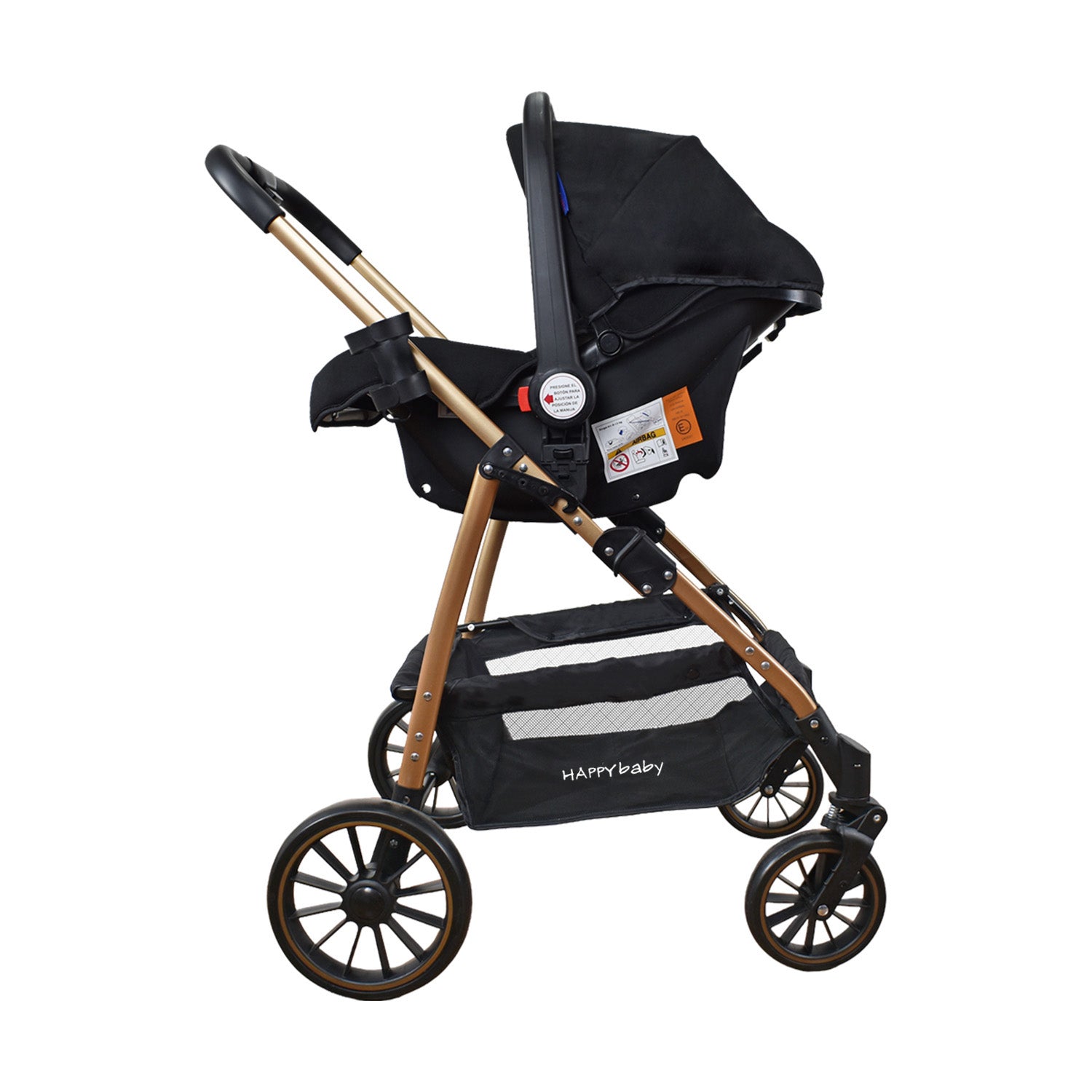 Coche Bebe Travel system Welly Happy Baby Negro