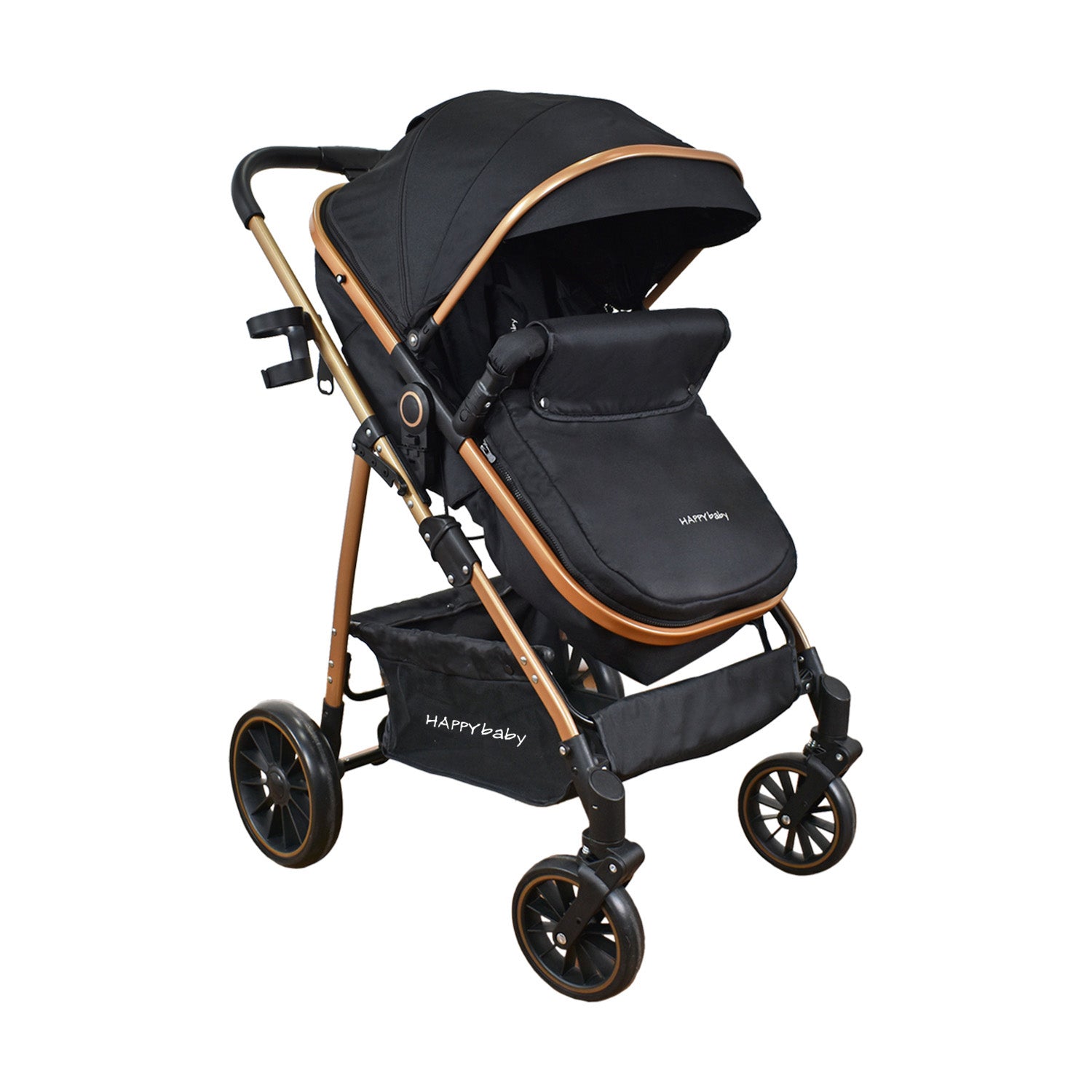 Coche Bebe Travel system Welly Happy Baby Negro