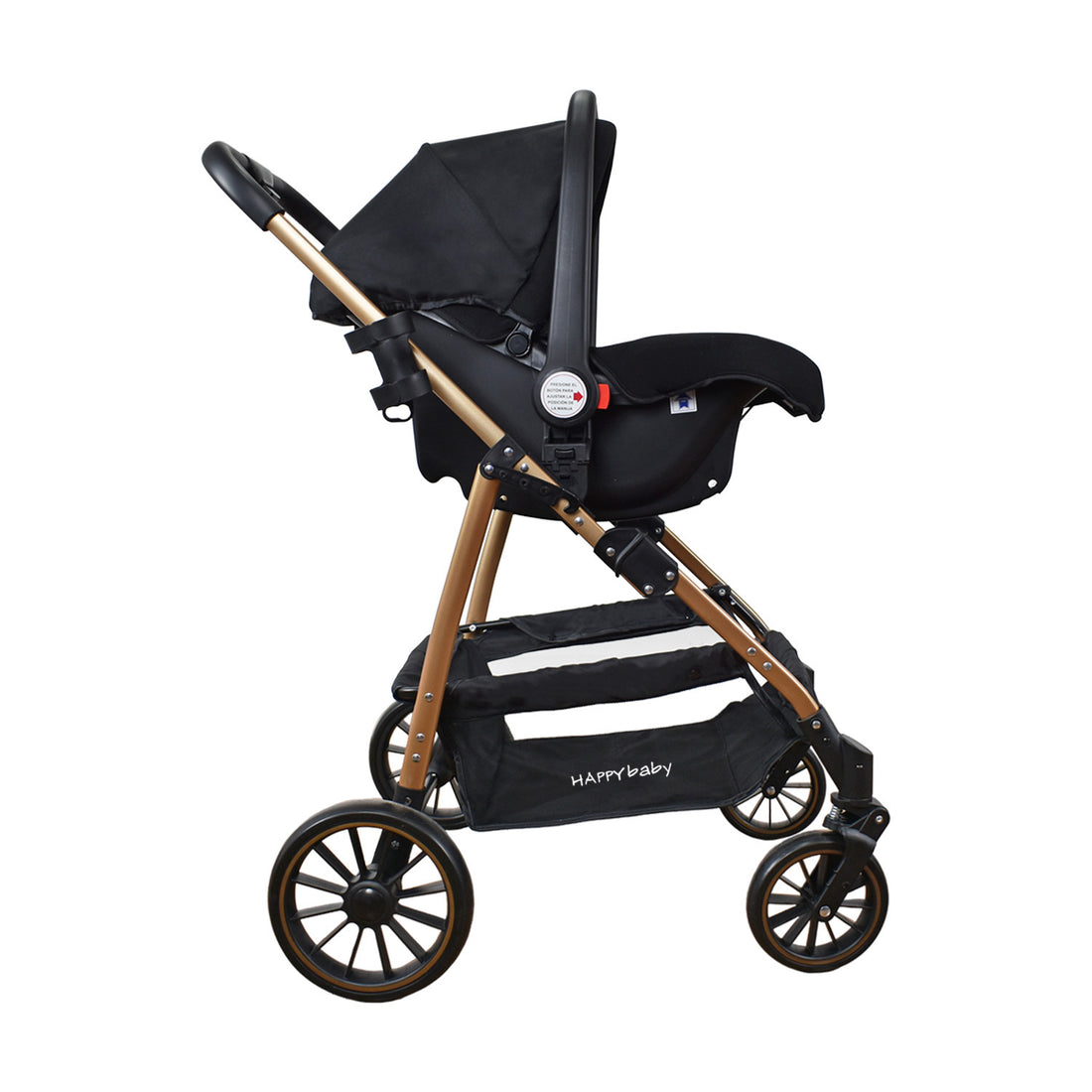 Coche Bebe Travel system Welly Happy Baby Negro