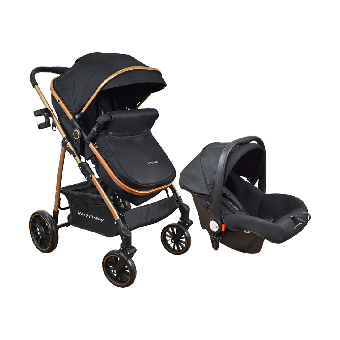 Coche Bebe Travel system Welly Happy Baby Negro