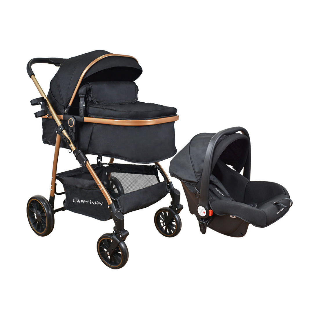 Coche Bebe Travel system Welly Happy Baby Negro