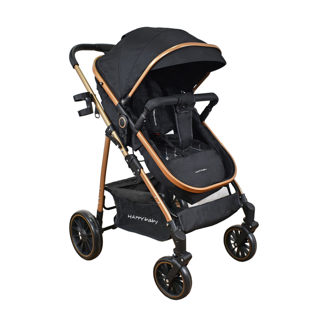 Coche Bebe Travel system Welly Happy Baby Negro
