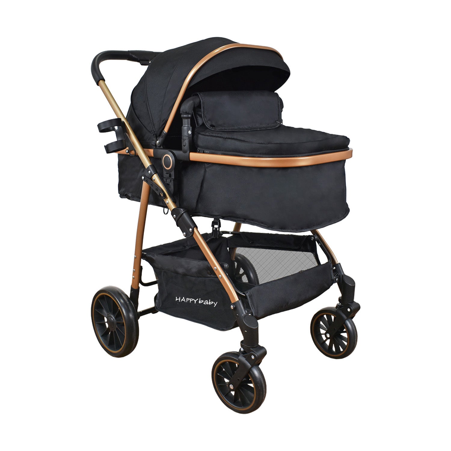 Coche Bebe Travel system Welly Happy Baby Negro